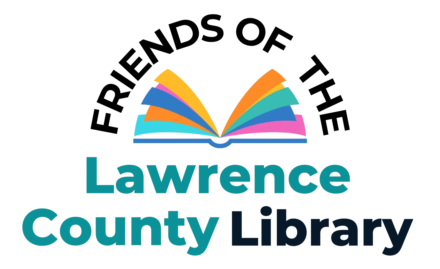 Logotipo de "Friends of the Lawrence County Library"